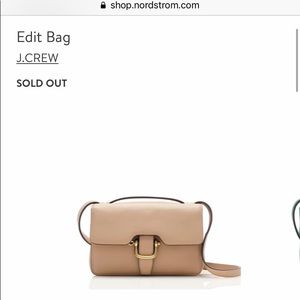J Crew Edit | Leather Crossbody Small Handbag